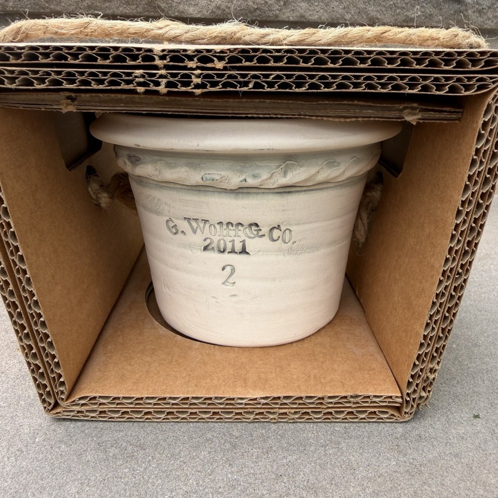 G. Wolff & Co Pottery 2011 #2 Bulb Kit NEW Restoration Hardware RARE READ